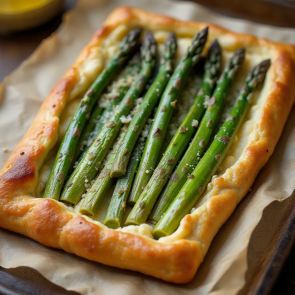 Asparagus Ricotta Tart