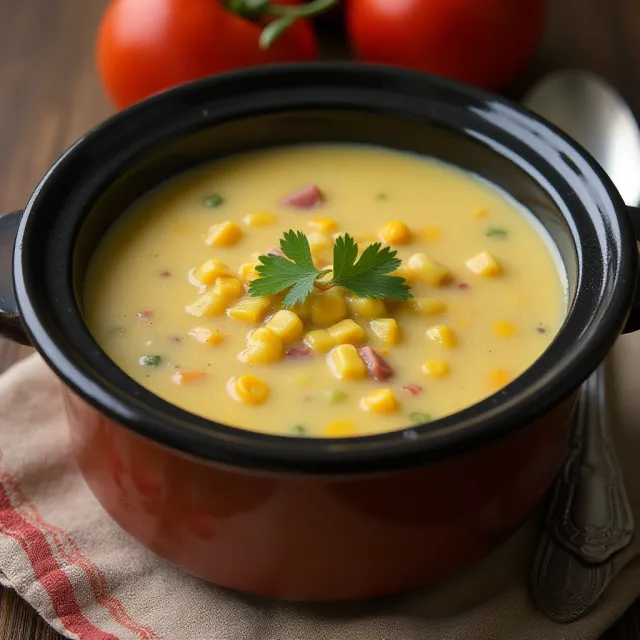 Slow Cooker Corn Chowder