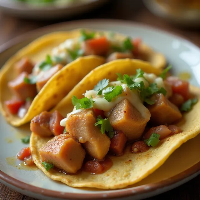 Home-style Tacos al Pastor (Chile and Pineapple Pork Tacos)