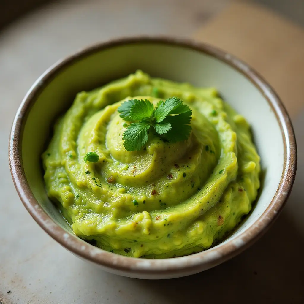 Quick Tomatillo Guacamole