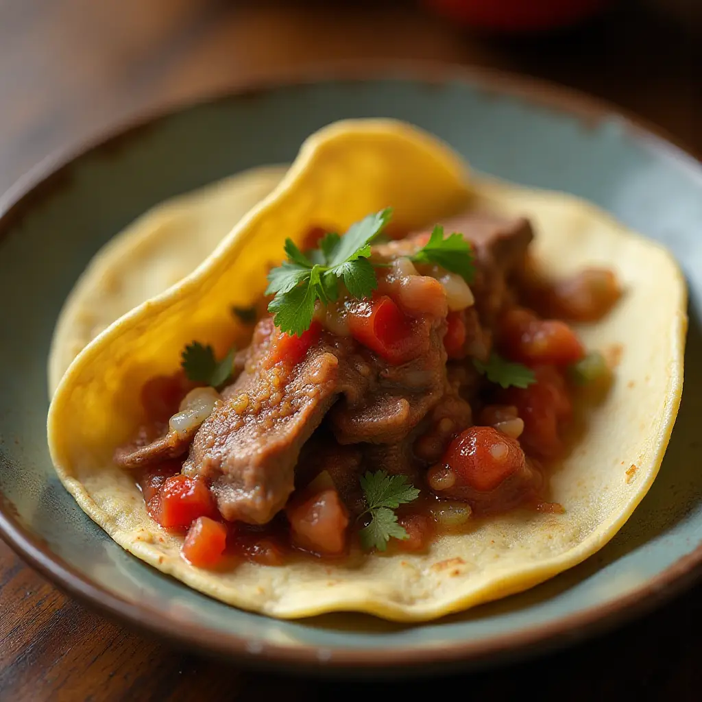 Delicious Beef Tongue Tacos