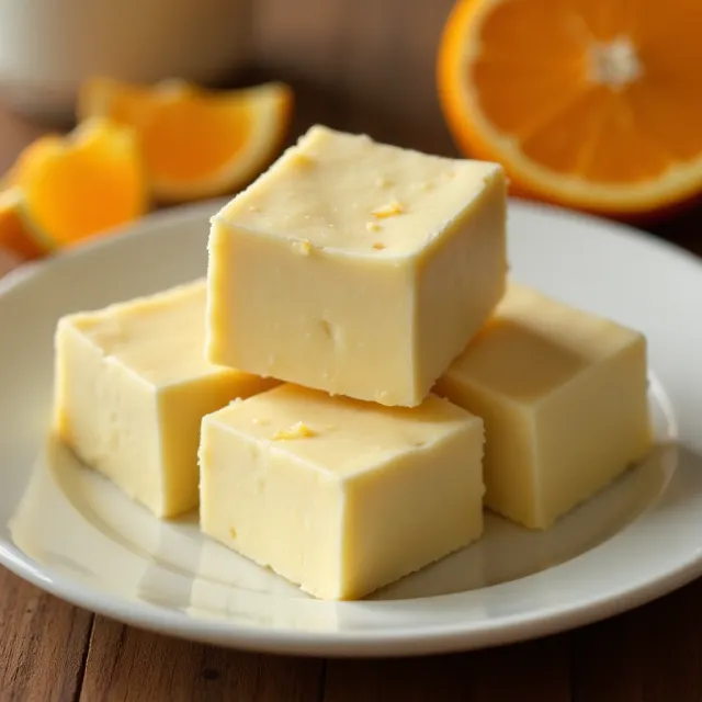 Creamy Orange Fudge