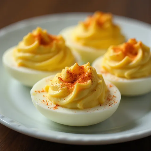 Potato Salad Deviled Eggs