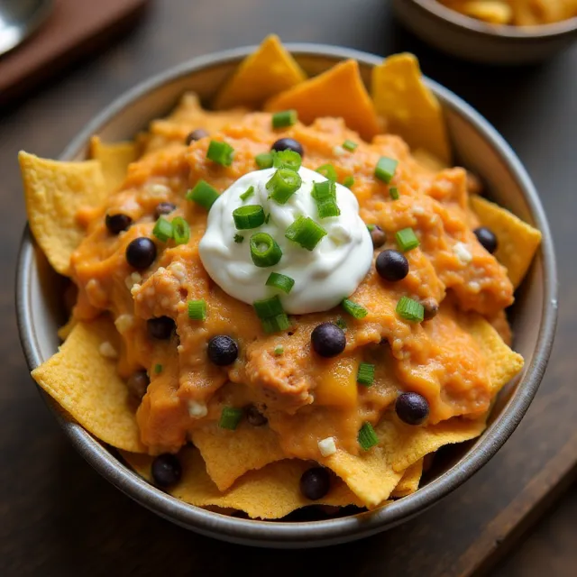 Buffalo Chicken Nacho Bowl