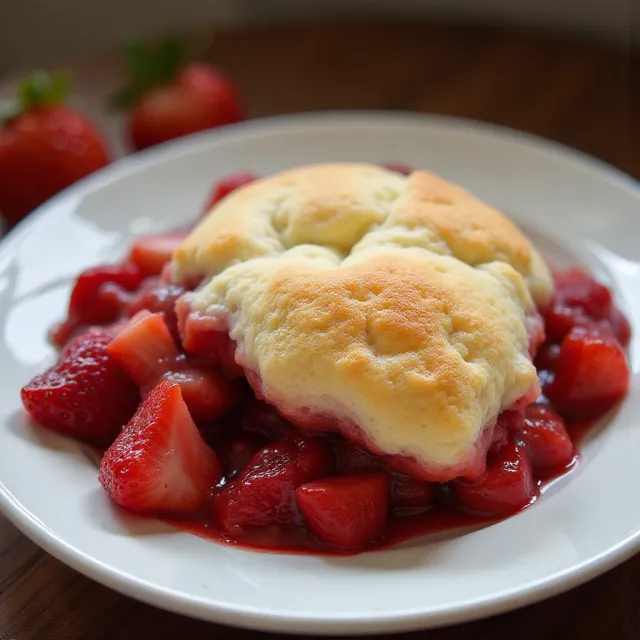 Strawberry Cobbler