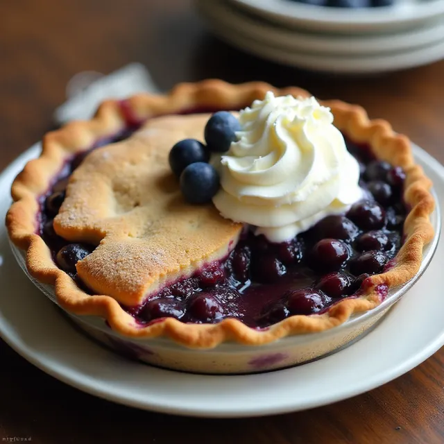 Luscious Blueberry Pie Perfection