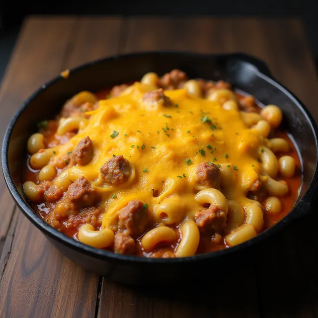 Skillet Cheeseburger Pasta