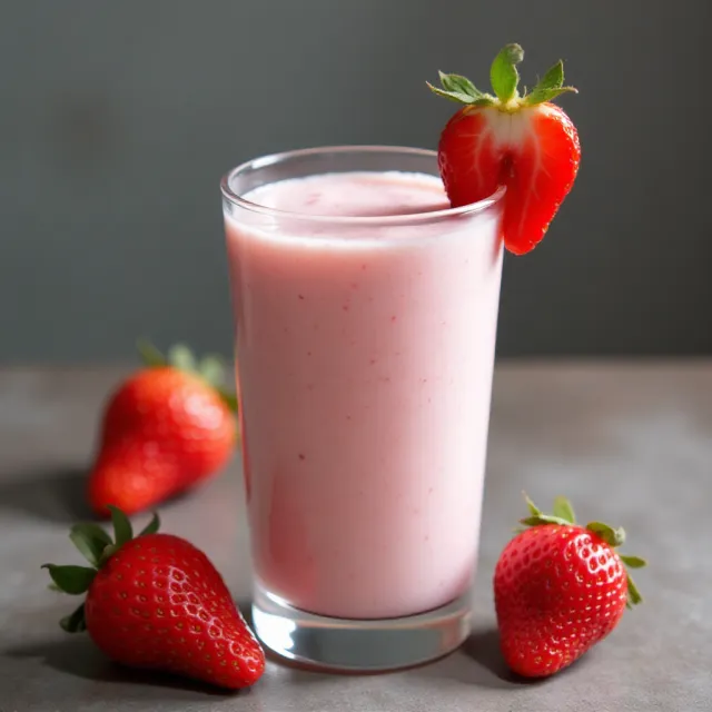 Delicious, Healthy Strawberry Shake