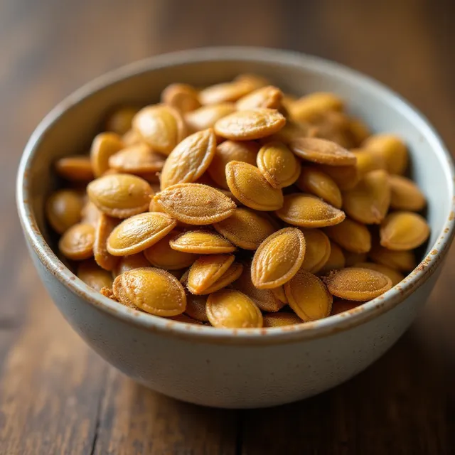 Sweet Vanilla Cinnamon Pumpkin Seeds