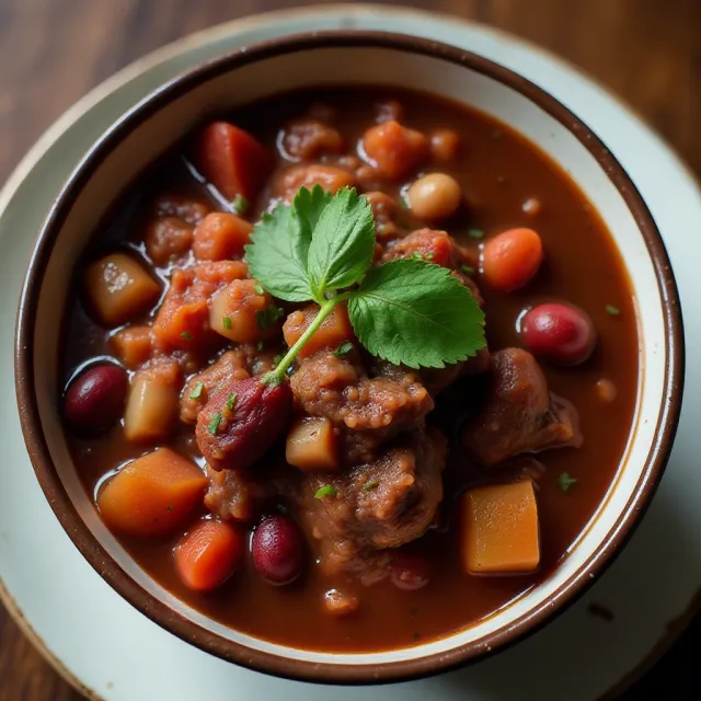 Bry's Chocolate Lamb Chili