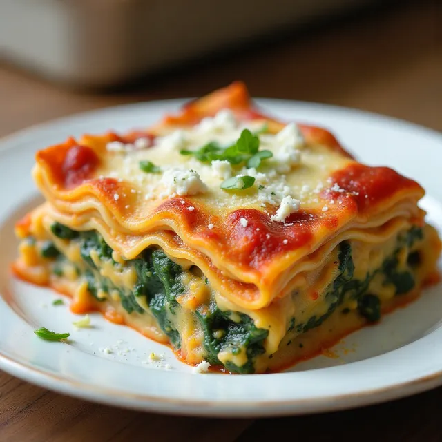 Artichoke Spinach Lasagna