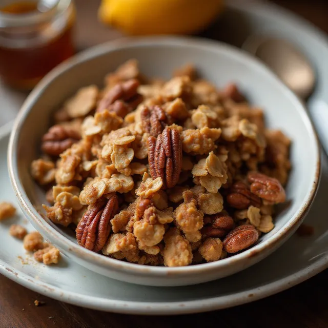 Dark Honey Pecan Granola