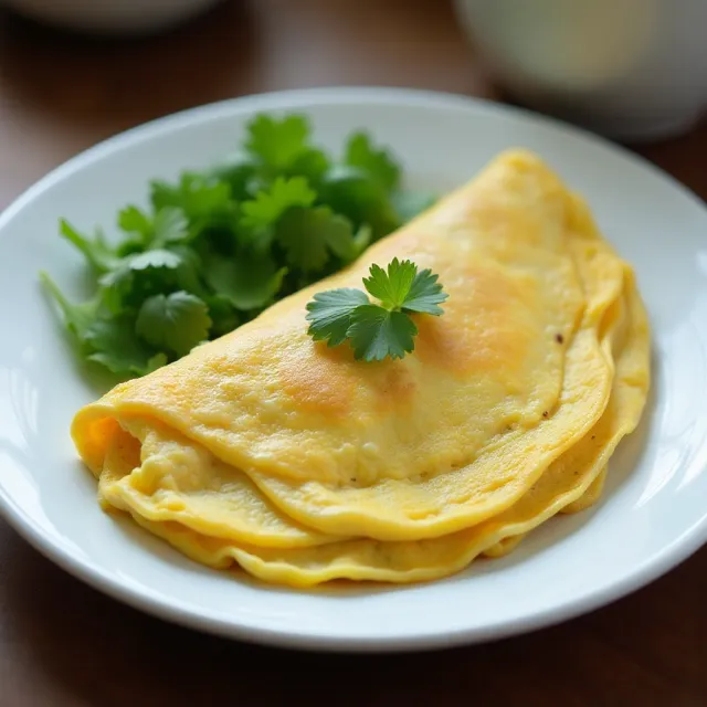 Herbed Cream Cheese Omelet