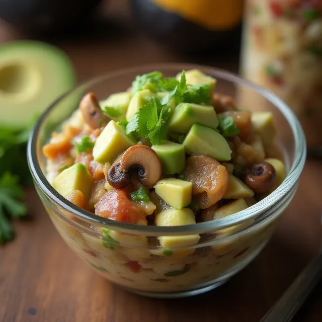 Quick Mushroom Ceviche
