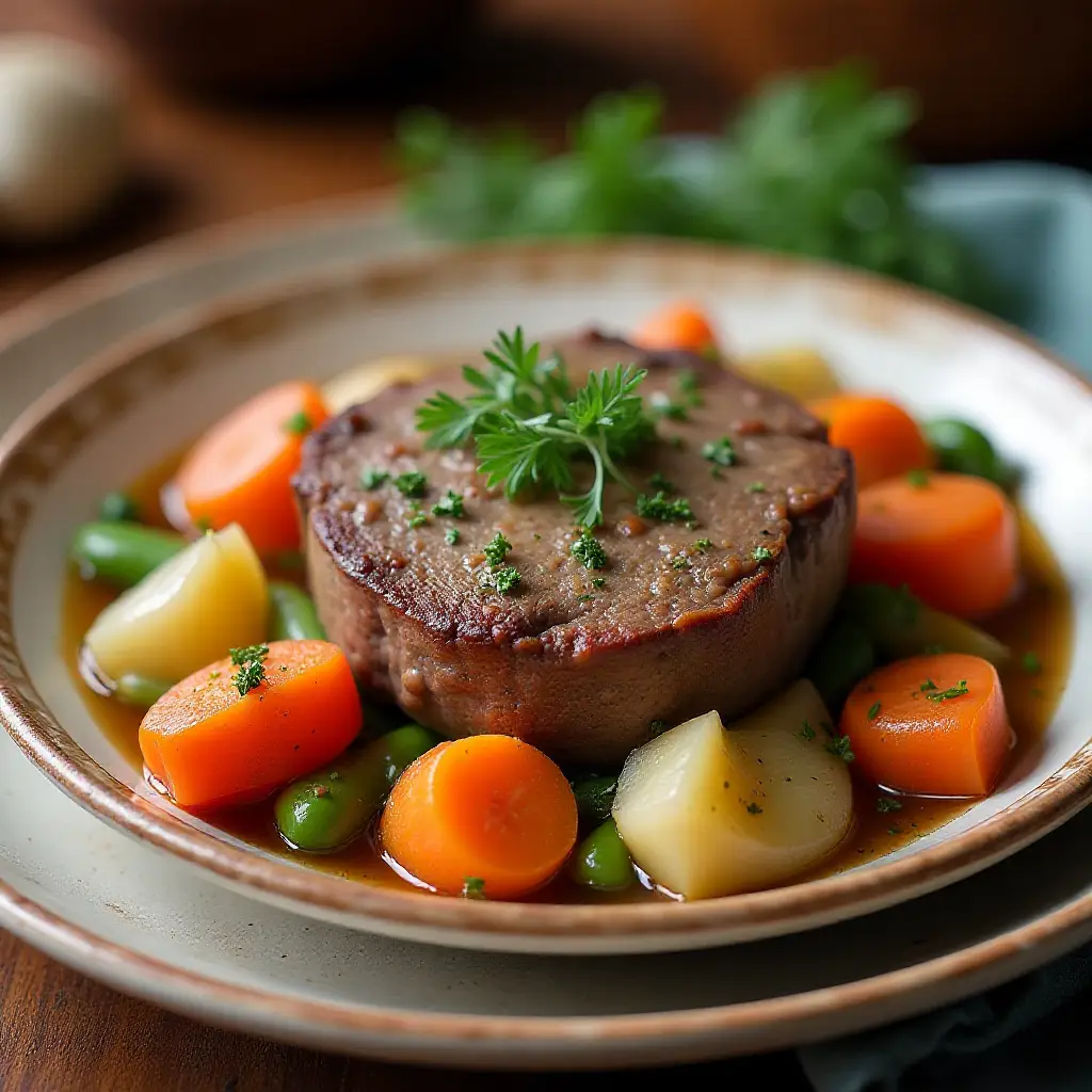Healthier (but still awesome) Slow Cooker Pot Roast