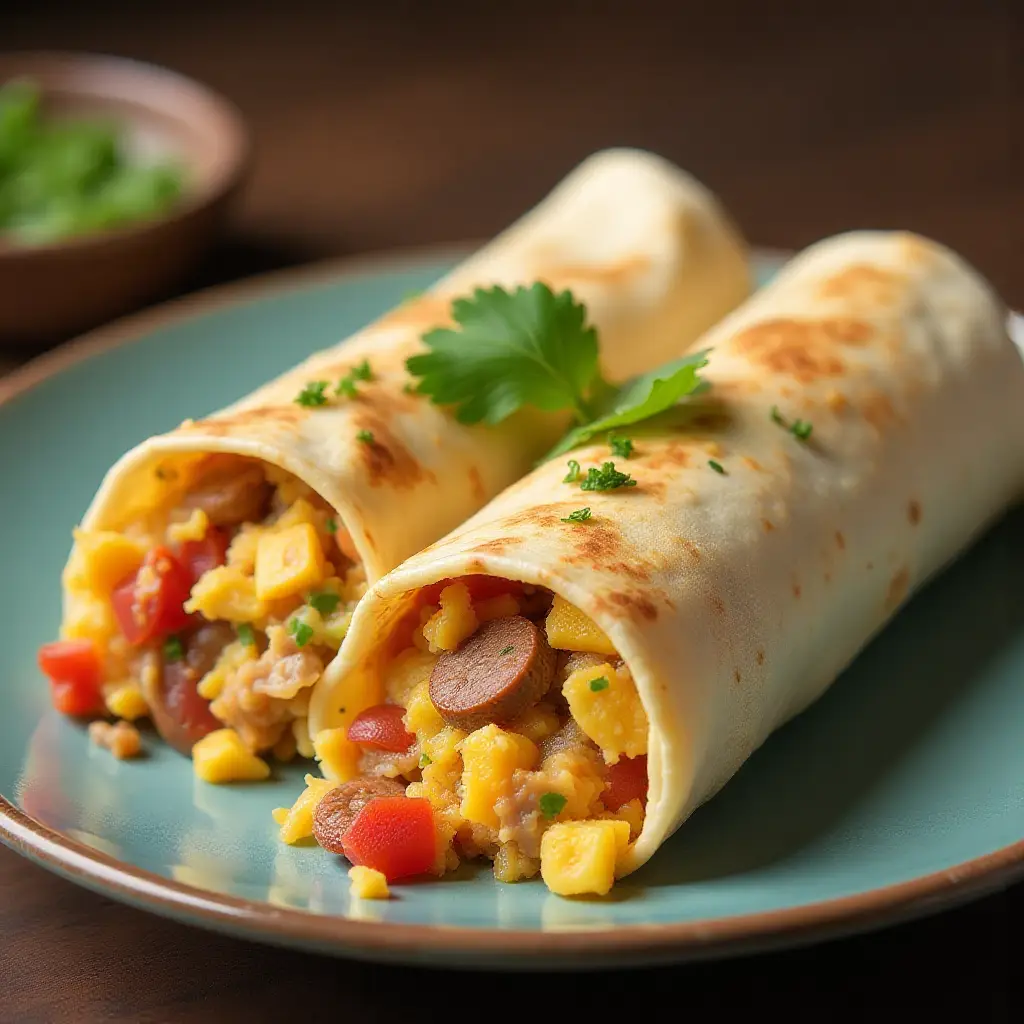Southwest Breakfast Burritos