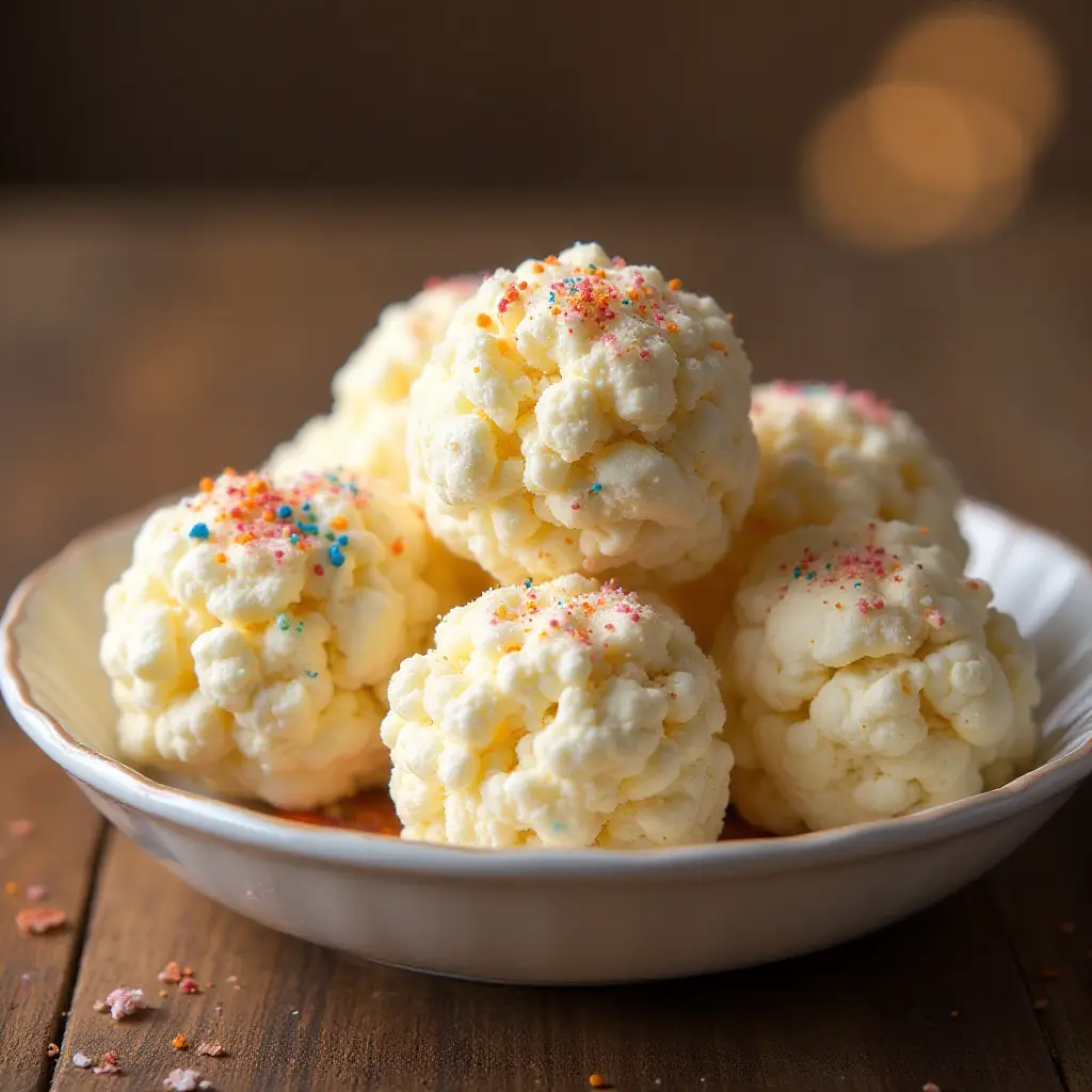 Festive JELL-O Popcorn Balls