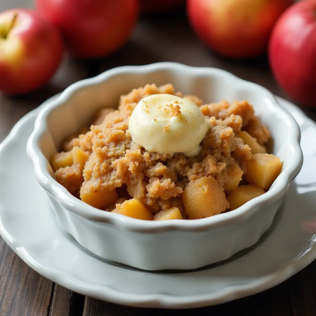 Air Fryer Apple Crisp