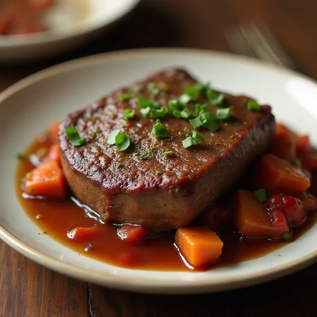 Slow Cooker Au Jus Pot Roast