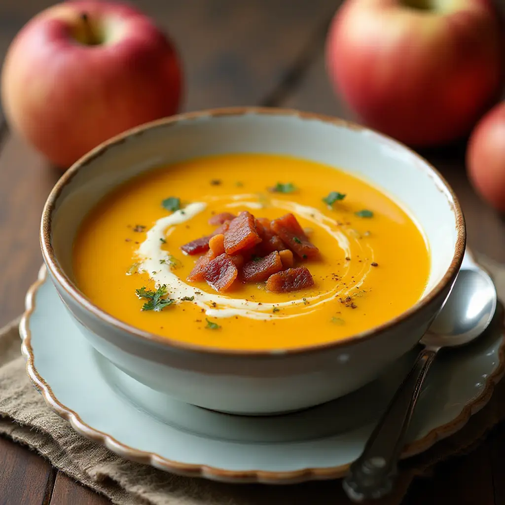 Butternut Squash and Apple Soup