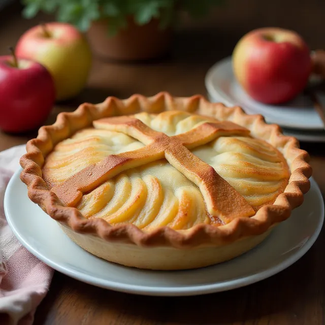Easy Swedish Apple Pie