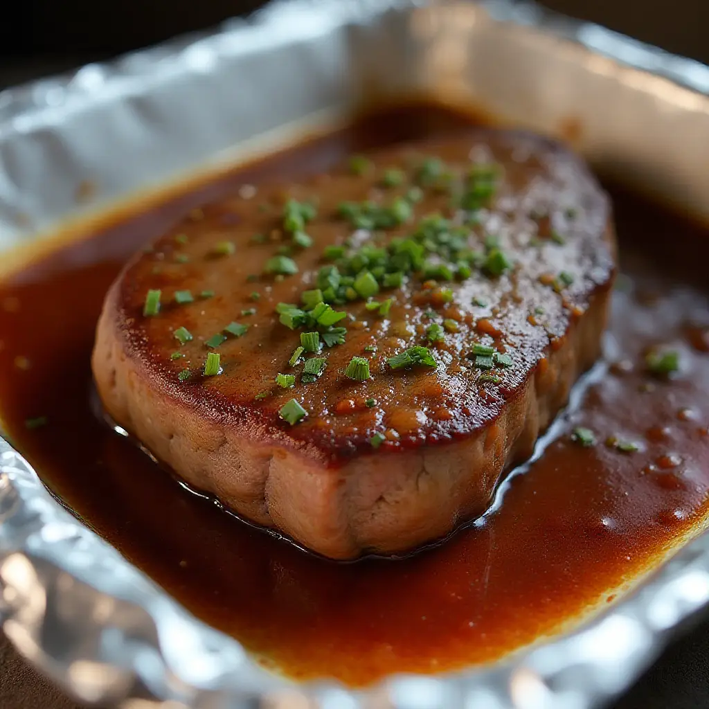 Braised Flank Steak in the Oven