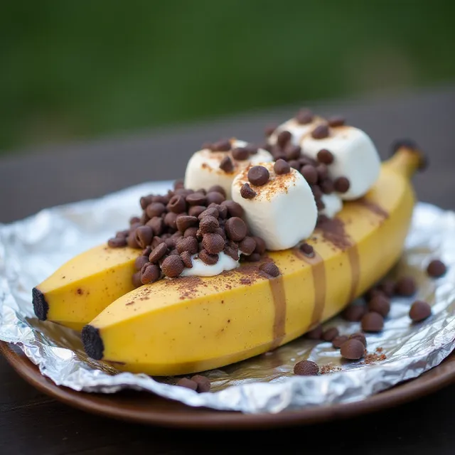 Campfire Banana Splits