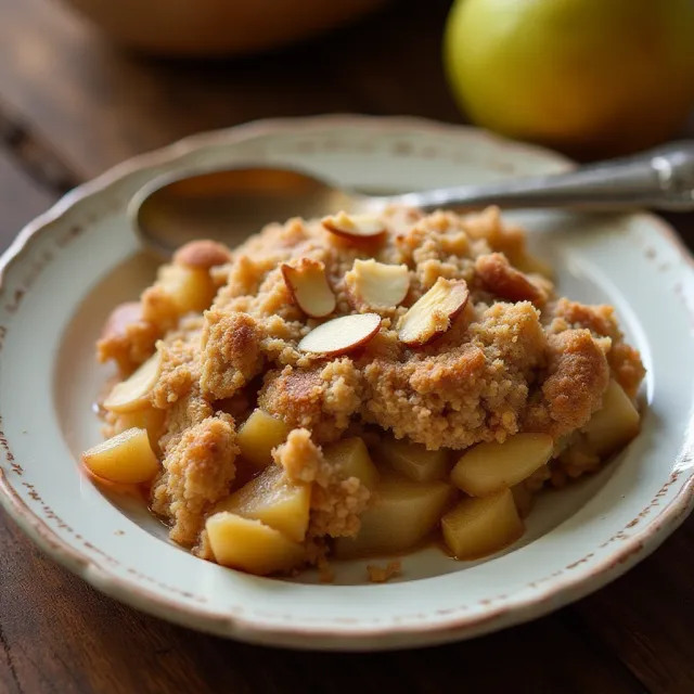 Apple and Pear Crumble