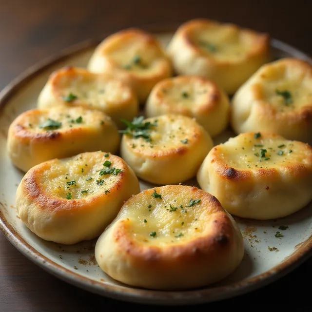 Garlic Pita Bread Bites
