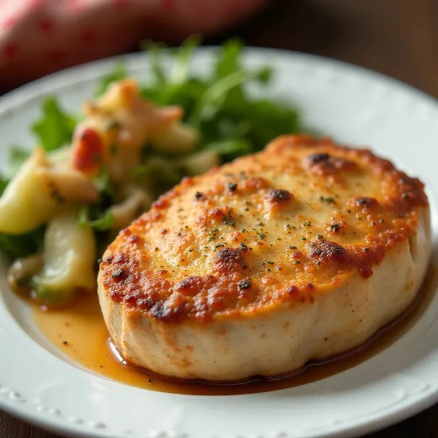 Oven-Baked Stuffed Pork Chops