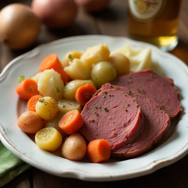 Slow-Cooker Corned Beef and Cabbage