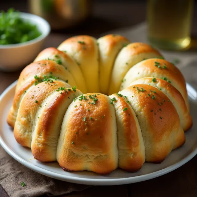 Garlic and Herb Pull Apart Bread