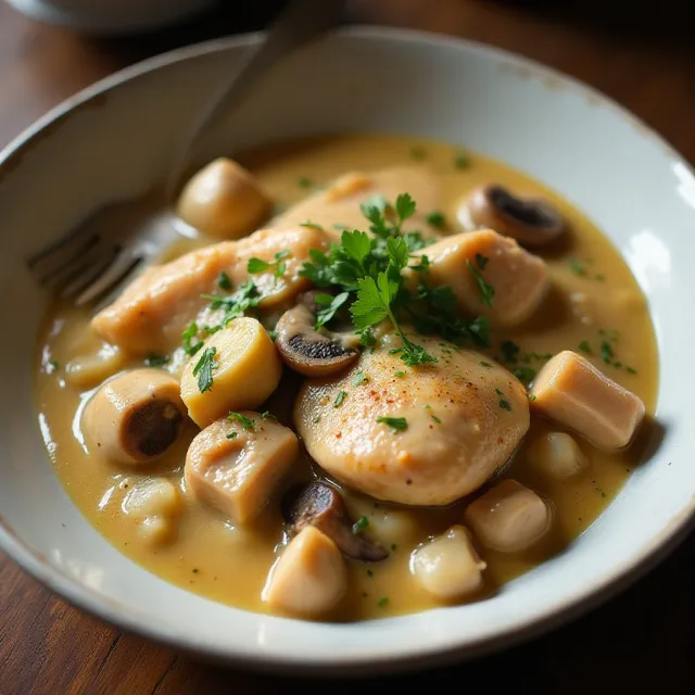 Creamy Chicken Marsala