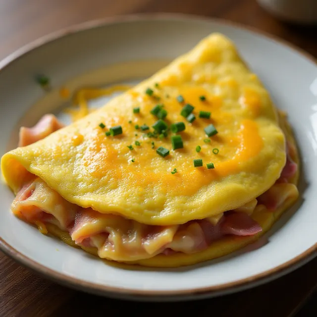 Ham and Cheese Omelette