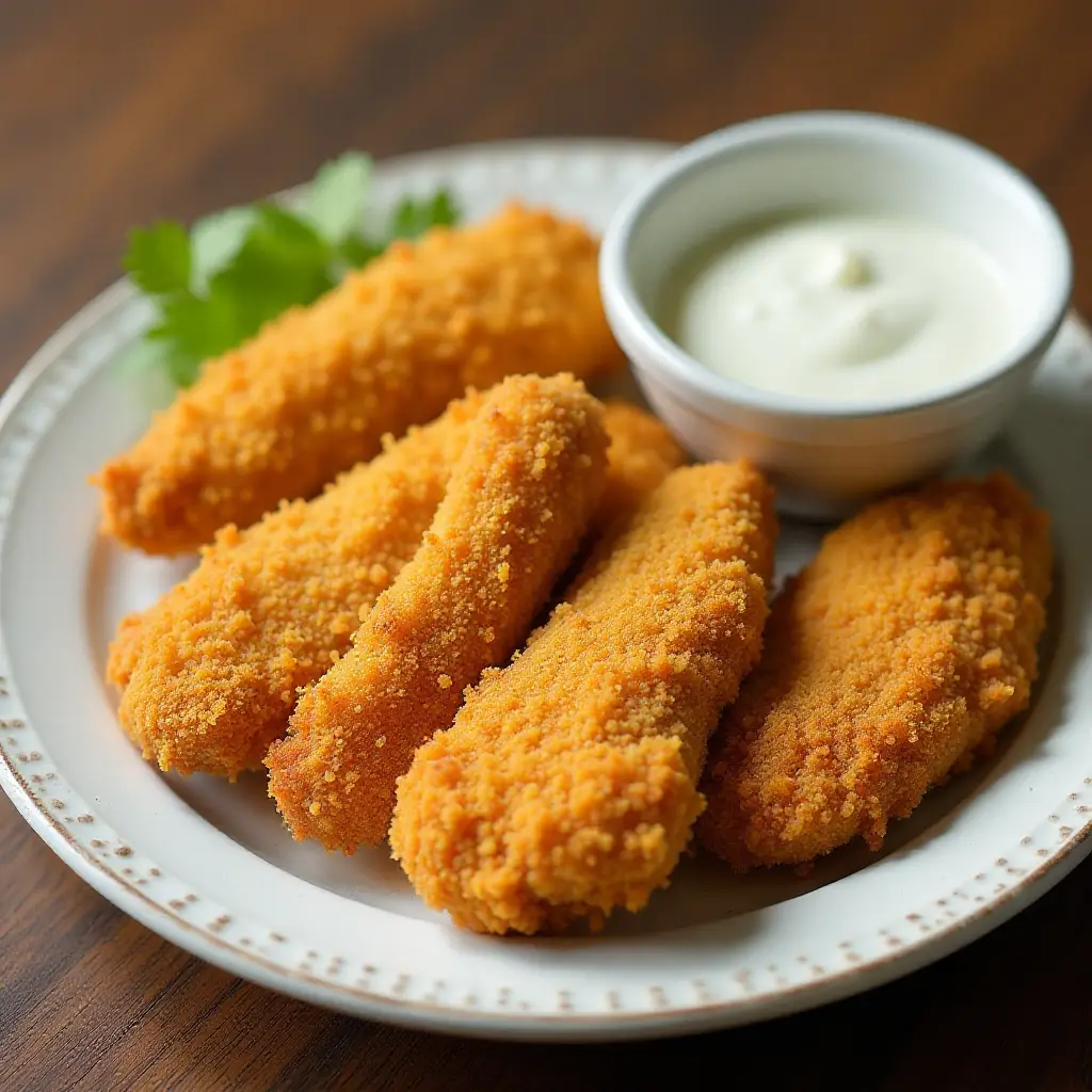 Air Fried Vegetarian Chicken Tenders