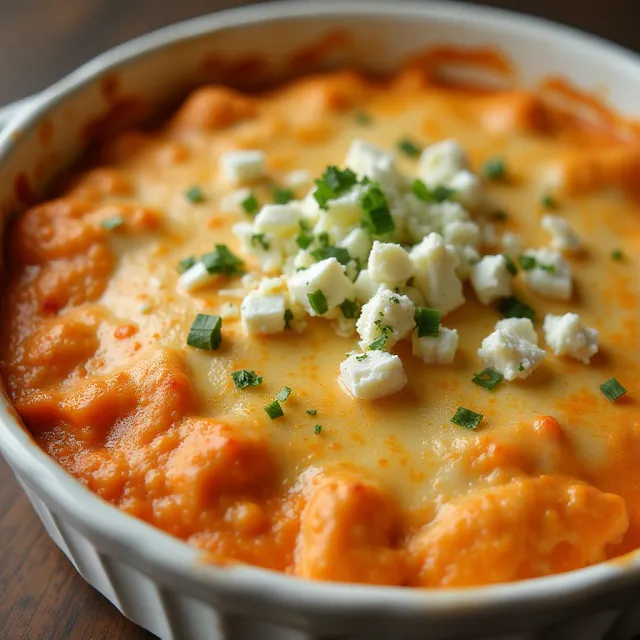 Quick and Easy Baked Buffalo Chicken Dip