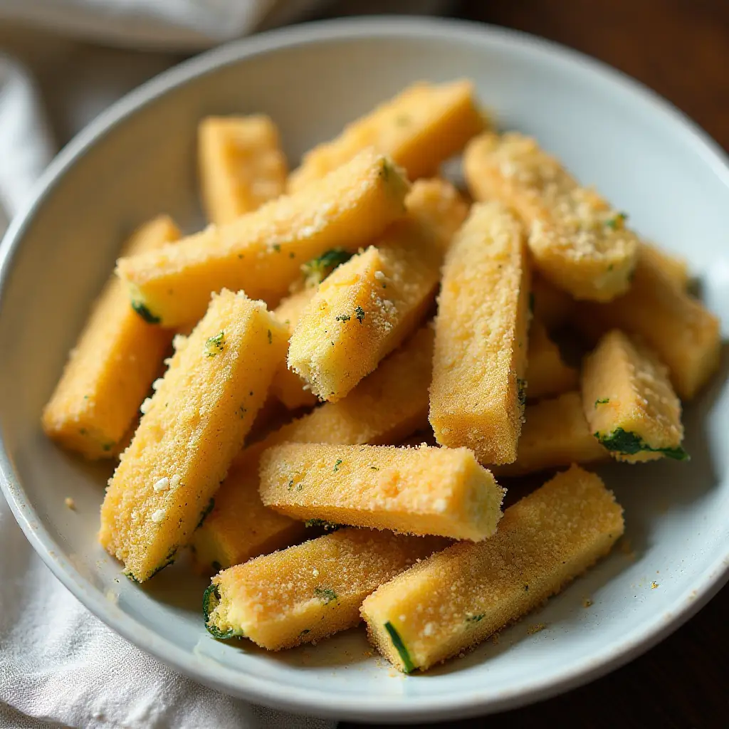 Baked Panko-Breaded Zucchini Fries