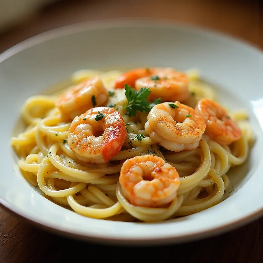 Shrimp Scampi with Pasta