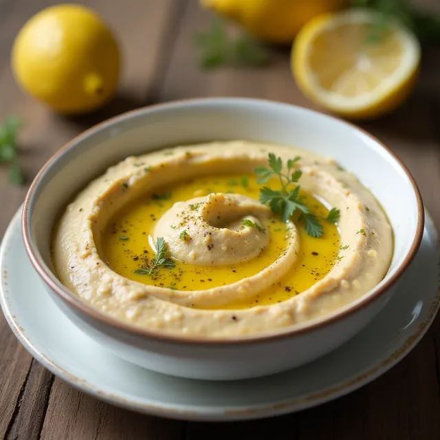 Lemony White Bean Hummus