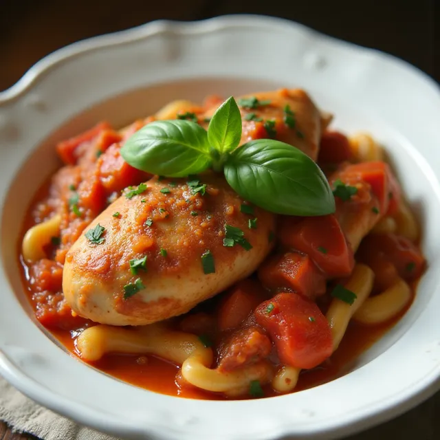 Mom's Chicken Cacciatore