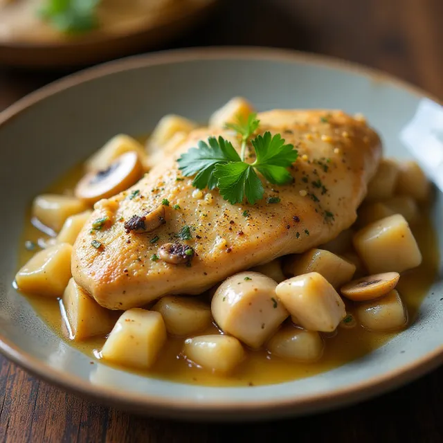 Slow Cooker Chicken Marsala