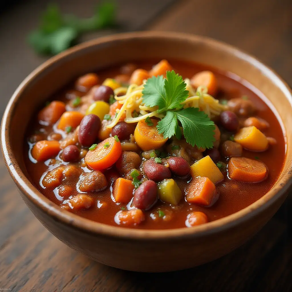 Very Veggie and Beef Chili