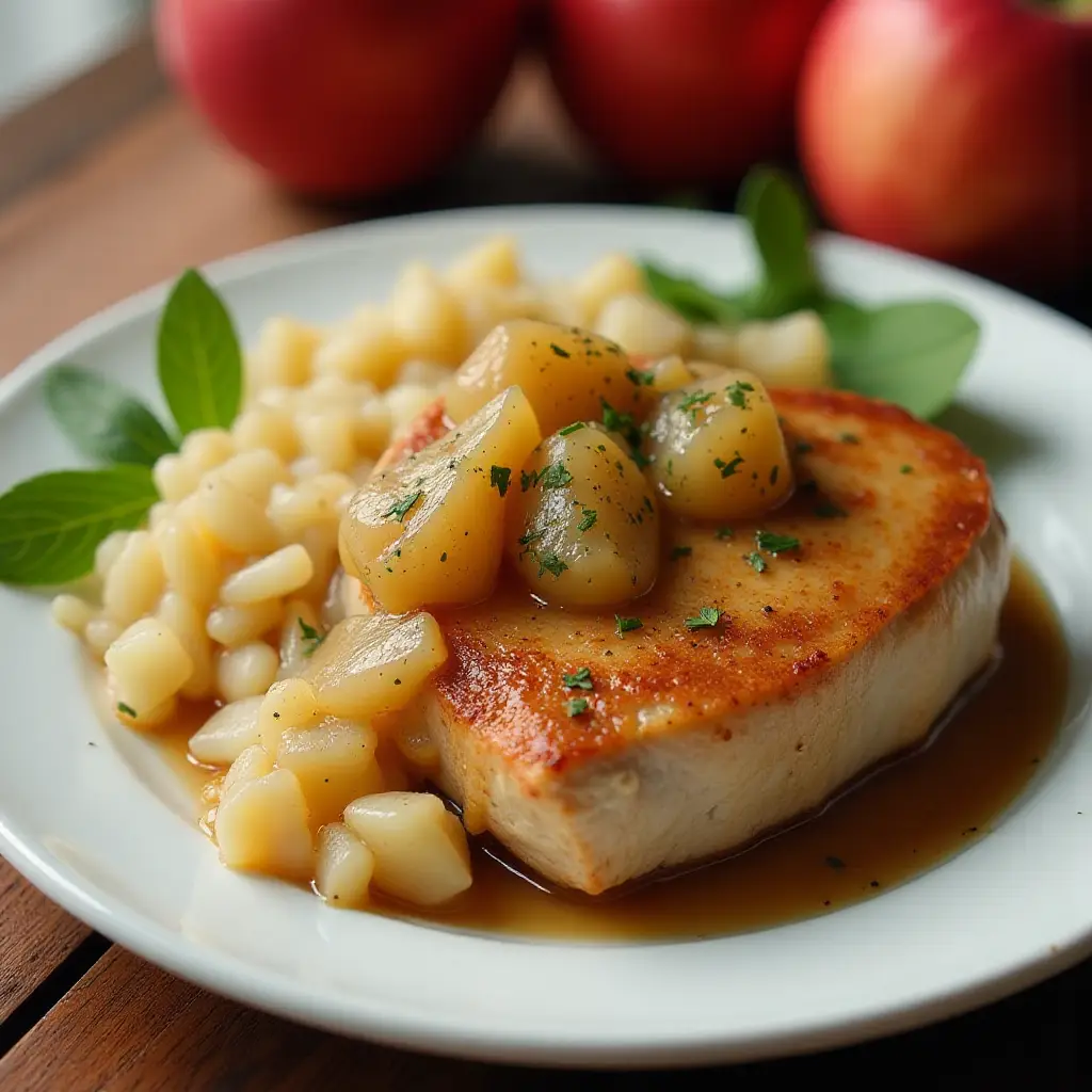 Applesauce Pork Chops
