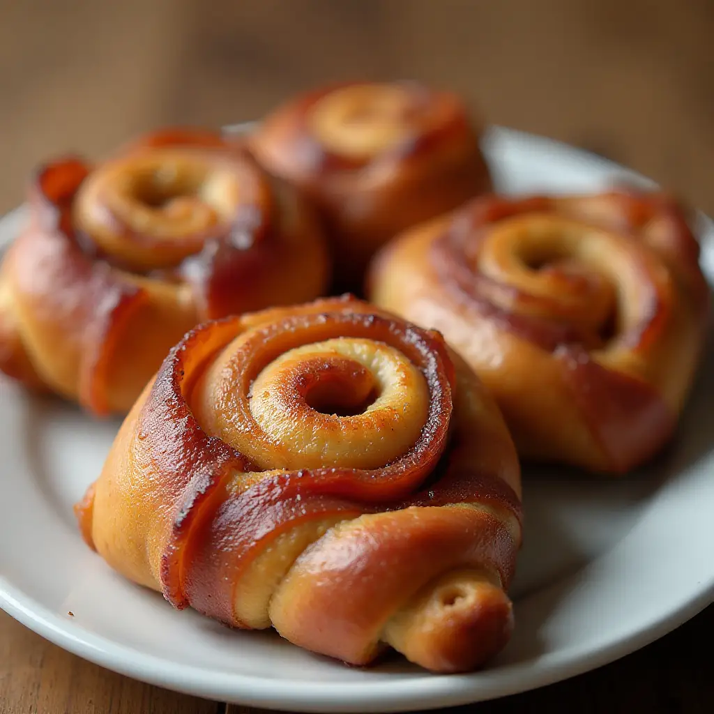Cinnamon Roll Bacon Twists