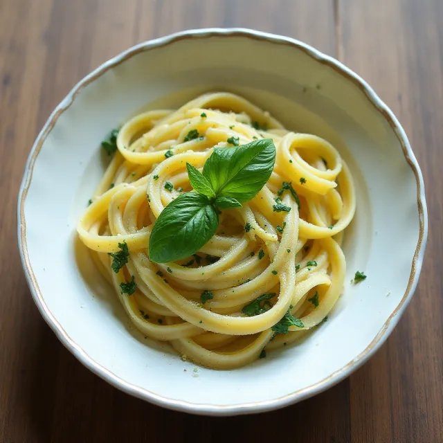 A Farewell to Basil Fettuccine