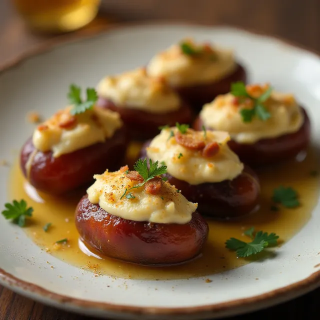 Boursin Stuffed Dates