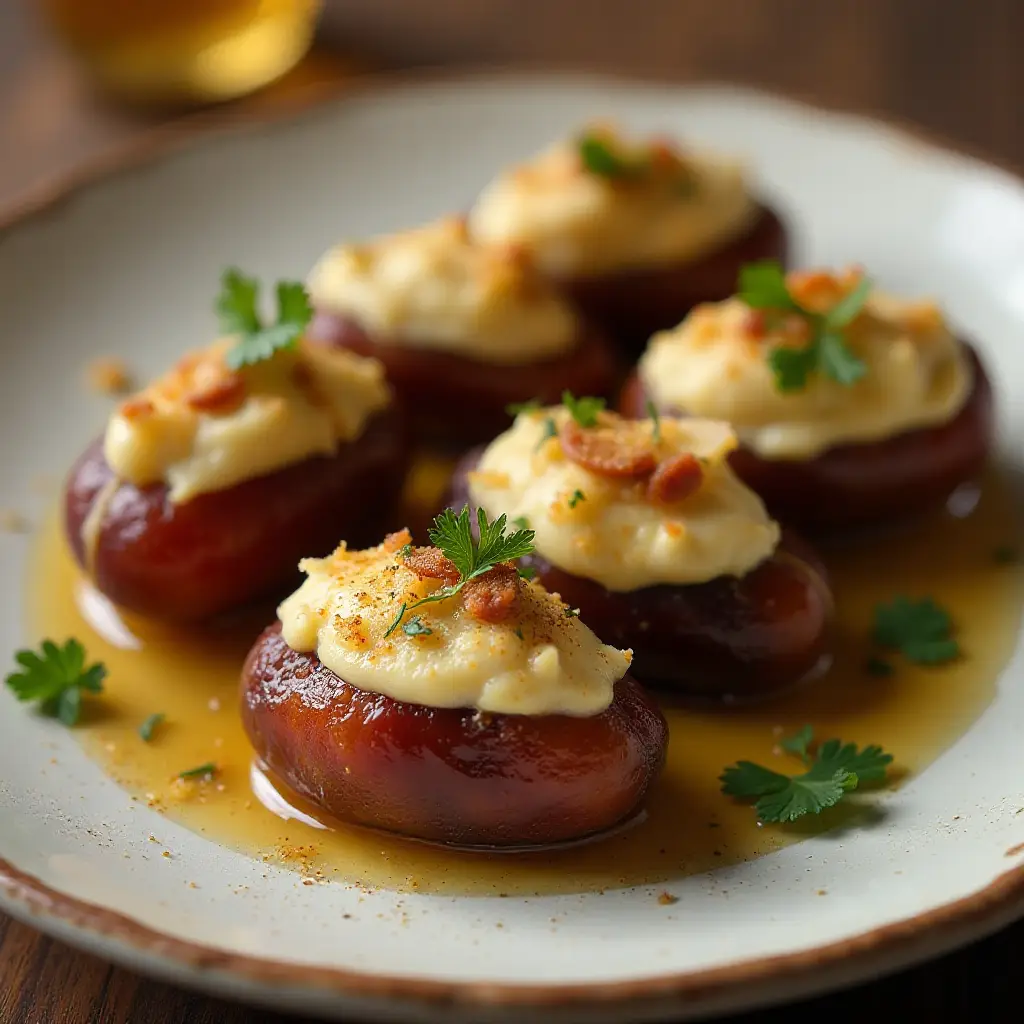 Boursin Stuffed Dates