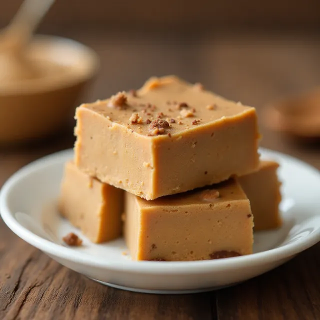Easy Two-Ingredient Peanut Butter Fudge