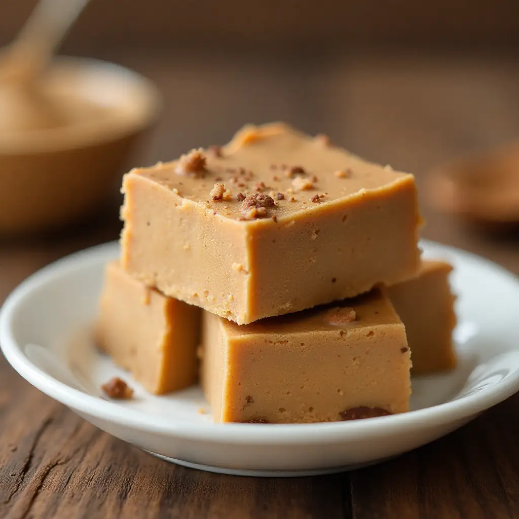 Easy Two-Ingredient Peanut Butter Fudge