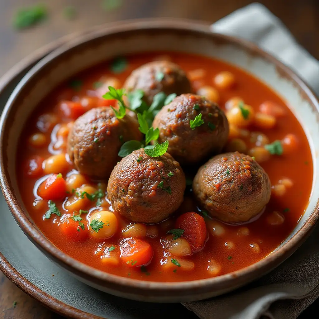 Algerian Kefta (Meatballs)